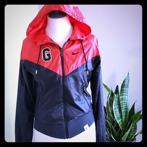 NIKE UGA Fully Lined Windbreaker
